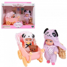 Купить abtoys набор игровой baby ardana дома у сестренок в спальне с коляской a588