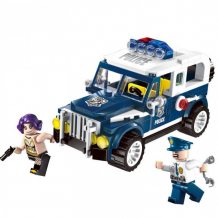 Купить enlighten brick police 2 фигурки: полицейский и бандитка (149 деталей) г78513