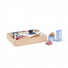 Купить деревянная игрушка kid's concept блоки aiden город 1000310