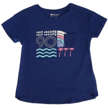 Купить футболка детская roxy scentedsurfsoci blue depths синий ( id 1169846 )