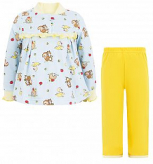Купить пижама джемпер/брюки трифена, цвет: голубой/желтый ( id 5923297 )