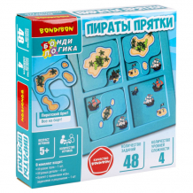 Купить bondibon игра настольная логическая бондилогика пираты. прятки вв6010