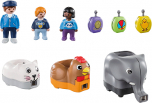 Купить playmobil игровой набор поезд животных 70405