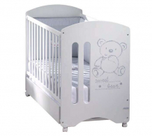 Купить детская кроватка micuna sweet bear 120х60 с матрасом sleepy 117х59х10 