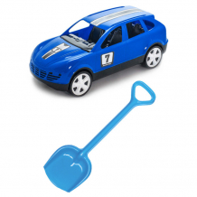 Купить тебе-игрушка детский игровой набор для песочницы автомобиль кроссовер + лопатка 50 см 