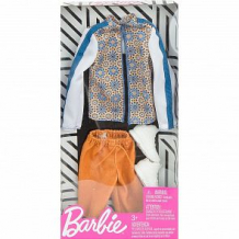 Купить одежда для кукол barbie оранжевые штаны бело-синяя кофта ( id 10617326 )