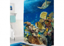 Купить tropikhome шторы для ванн полиэстер digital printed aquarium 180х200 см trp.sc.dp.aquarium