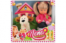 Купить dimian кукла nena с собачкой 36 см bd385