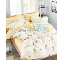 Купить постельное белье your dream 1.5-спальное ананасы (4 предмета) ананасы1.5сп
