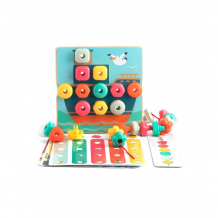Купить развивающая игрушка topbright игровой набор мозаика и шнуровка 2 в 1 120450