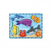 Купить пазл melissa&doug "мои первые пазлы" морские обитатели, 7 элементов ( id 11033722 )