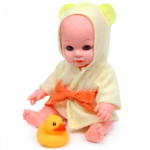 Купить lisa jane кукла-пупс в жёлтом халатике с аксессуарами и звуками 30 см 72297