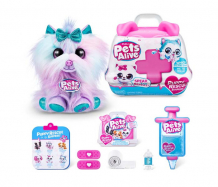 Купить интерактивная игрушка zuru игровой набор pets alive pet shop щенок-повторюшка в чемоданчике доктора 9540