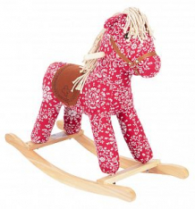 Купить качалка-игрушка leader kids лошадка, цвет: красный ( id 4607959 )
