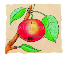 Купить деревянная игрушка beleduc развивающий пазл яблоко 17039 17039