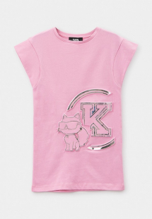 Купить платье karl lagerfeld kids rtladn347301k6y