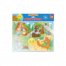 Купить мягкие пазлы vladi toys "сказки" колобок, 35 элементов ( id 8865004 )