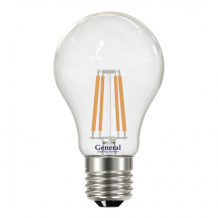 Купить светильник general лампа led филамент 8w g45 e27 4500 шар 44633