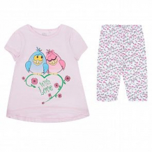 Купить пижама футболка/бриджи белый слон, цвет: розовый ( id 11392804 )