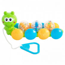 Купить каталка-игрушка bebelino гусеница с шариками 75065 75065