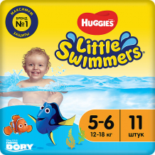 Купить трусики-подгузники для плавания huggies little swimmers 12-18 кг, 11 шт ( id 15937483 )