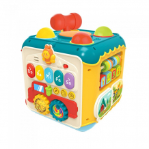 Купить развивающая игрушка haunger занятный куб со светом и звуком he0533