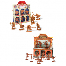 Купить тебе-игрушка игровой набор солдатиков: русичи + воины монастыря шаолинь 12067+12072