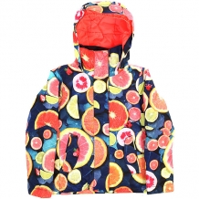 Купить куртка утепленная детская roxy jet girl lemon tonic мультиколор ( id 1185337 )