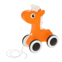 Купить каталка-игрушка наша игрушка на веревочке жираф 200872203 200872203