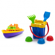 Купить тебе-игрушка набор пляжный: песочный набор замок + кораблик 40-0102+15-5676