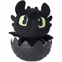 Купить мягкая игрушка dragons дракон в чёрном яйце ( id 12287236 )