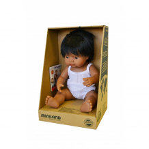 Купить miniland кукла девочка латиноамериканка 38 см 31157