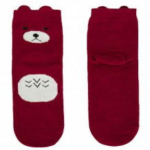 Купить носки hobby line мишки 3д, цвет: бордовый ( id 10693880 )