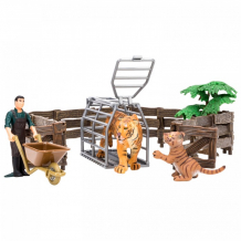 Купить masai mara набор фигурок животных на ферме тигры (7 предметов) мм205-035
