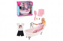 Купить defa набор ванная с куклой lucy (5 предметов) 8444a
