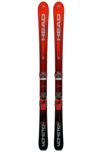 Купить горные лыжи head monster 88 ti black/metalic red красный,черный ( id 1196145 )
