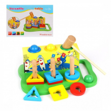 Купить деревянная игрушка наша игрушка сортер-стучалка zxl20180308-16