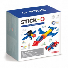 Купить конструктор магнитный stick-o, 16 деталей stick-o 997129801