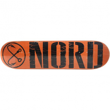 Купить дека для скейтборда для скейтборда nord лого black orange/black 32.5 x 8.375 (21.3 см) черный,оранжевый ( id 1179186 )