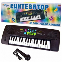 Купить музыкальный инструмент abtoys синтезатор с микрофоном (32 клавиши) d-00063