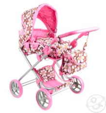 Купить коляска для кукол melobo трансформер черная с розовым, розовый/черный ( id 8335243 )