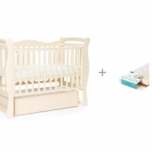 Купить детская кроватка bebizaro jameson универсальный маятник с ящиком и матрас плитекс ecolife 