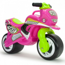 Купить беговел-мотоцикл injusa foot to floor tornado, розовый injusa 997206434