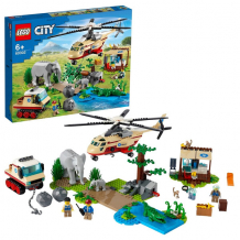 LEGO City 60302 Конструктор ЛЕГО Город Wildlife: Операция по спасению зверей