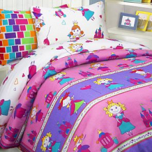 Купить комплект постельного белья mona liza принцессы 1.5 спальный, цвет: мультиколор 4 предмета ( id 5615353 )