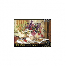 Купить пазл konigspuzzle "нежный натюрморт" 500 элементов ( id 7910449 )