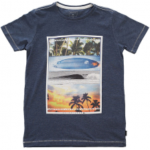 Купить футболка детская quiksilver placetobeyouth navy blazer heather синий ( id 1194411 )