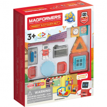 Купить магнитный конструктор magformers minibot's kitchen set, 33 элемента ( id 12821491 )