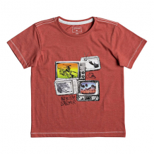 Купить футболка детская quiksilver super tv boy baked apple heather красный ( id 1204420 )