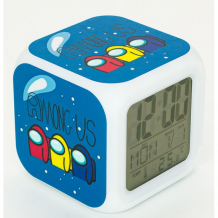Купить часы kids choice будильник among us с подсветкой №4 tm11423